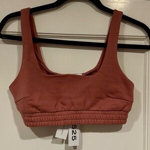 525 AMERICA French Terry Bra Top in Desert Rose